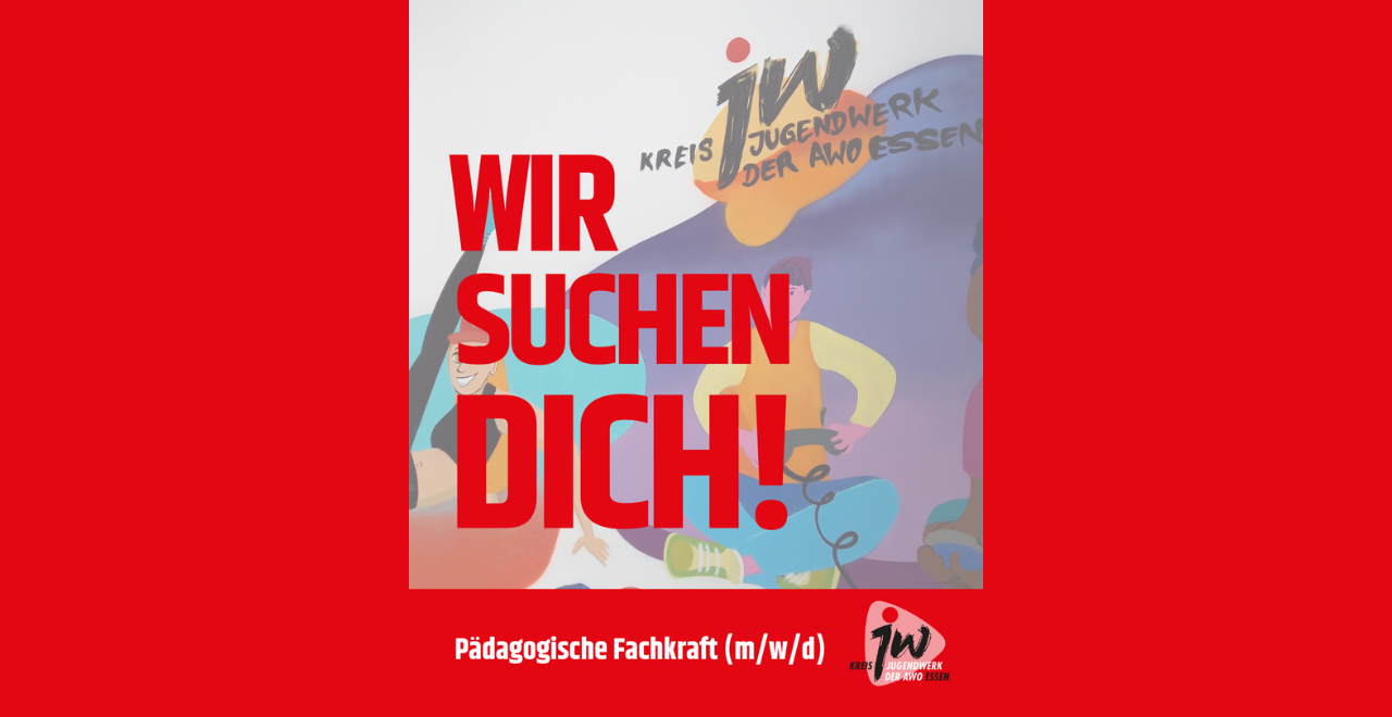 Jobangebot im Jugendwerk für Schulsozialarbeit und Radikalisierungsprävention, pädagogische Fachkraft (m/d/d) gesucht.